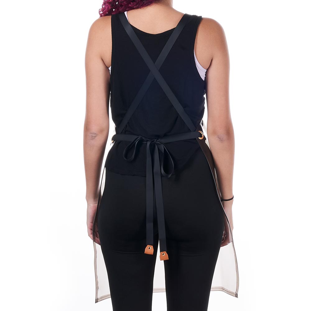 Saferly Vinyl Apron — Black