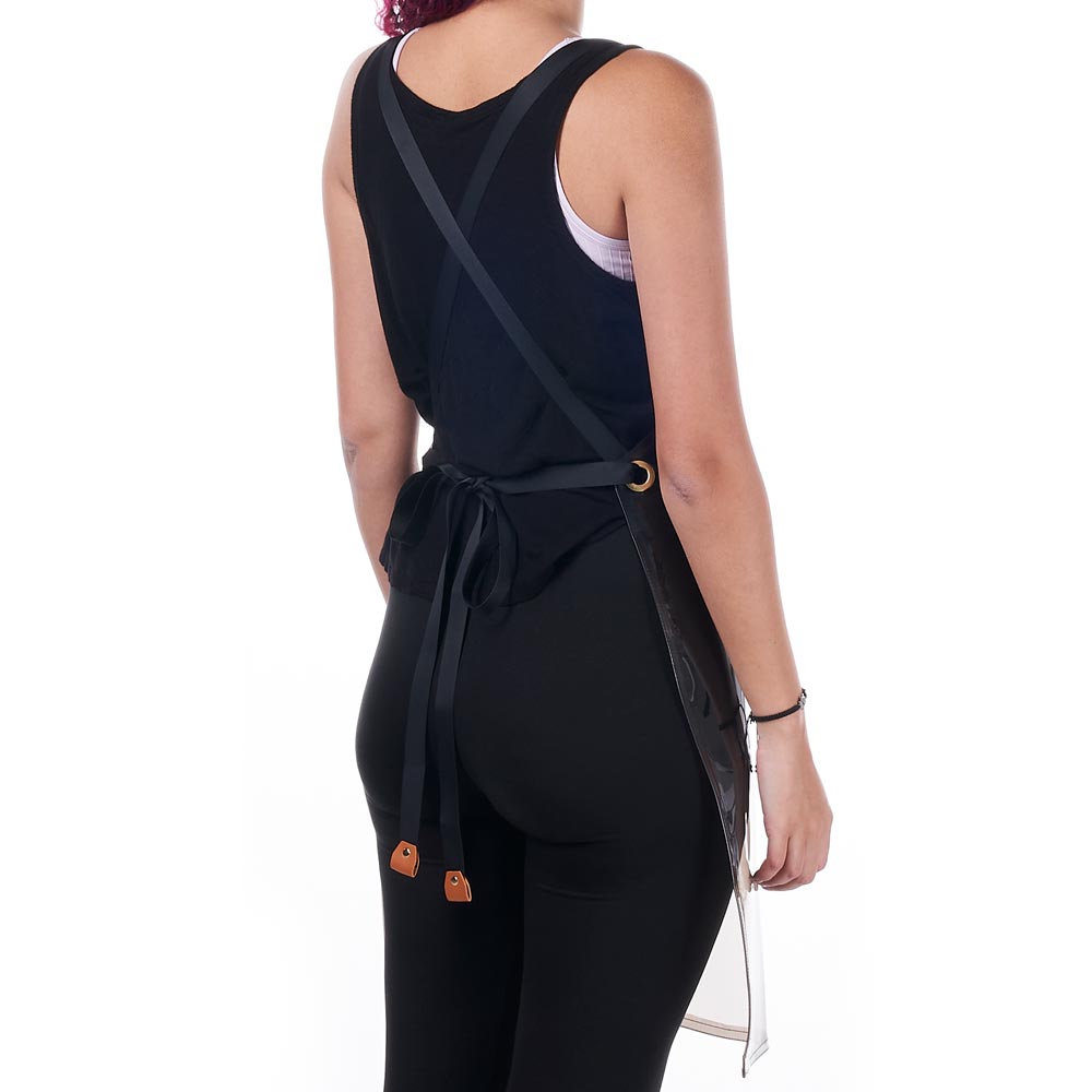 Saferly Vinyl Apron — Black