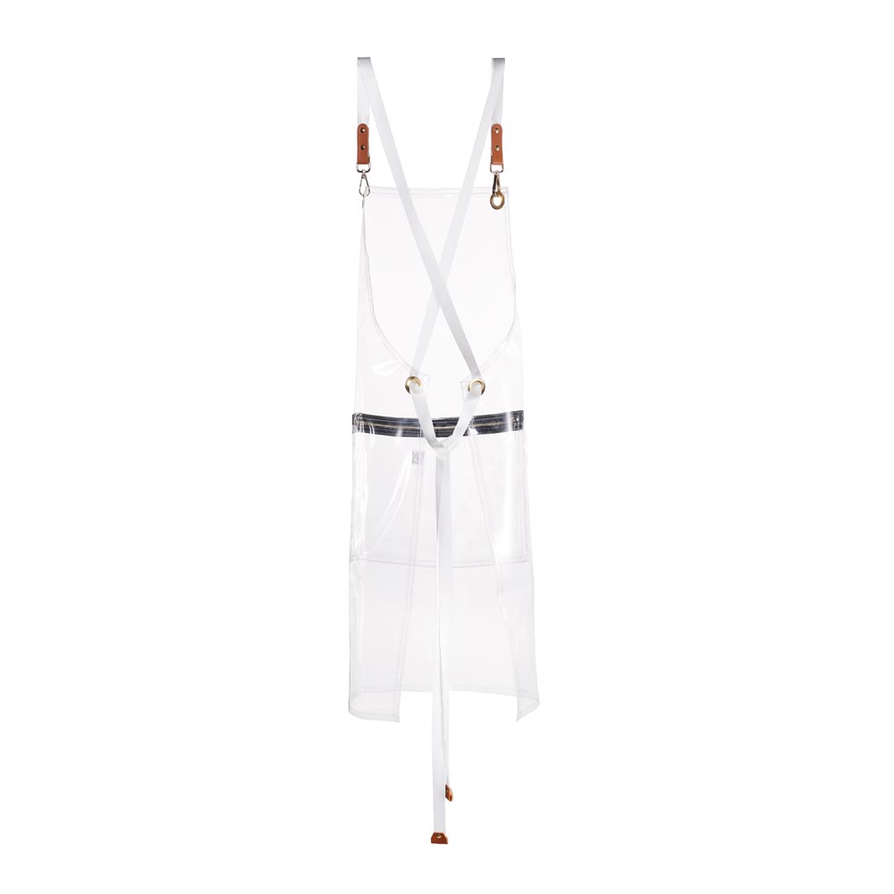 Saferly Vinyl Apron — Clear