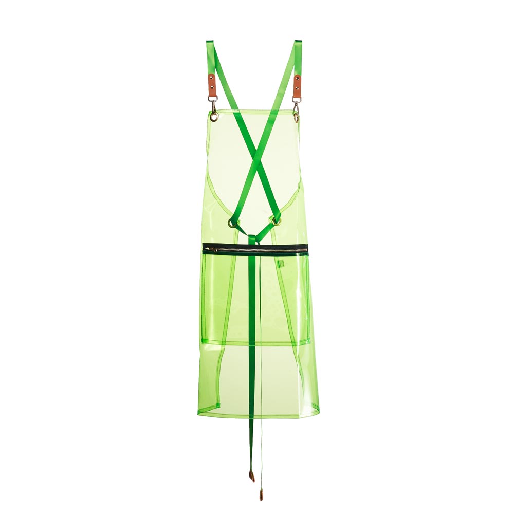 Saferly Vinyl Apron — Green