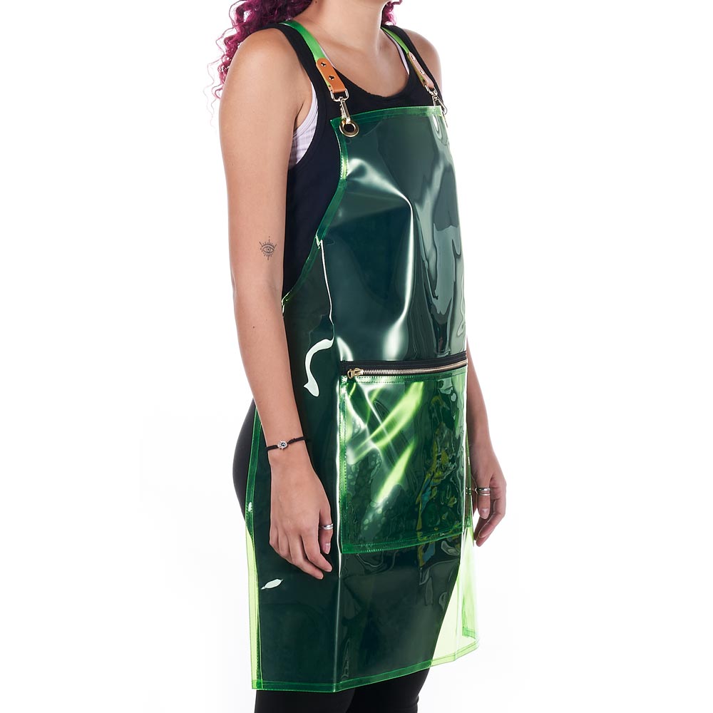  Saferly Vinyl Apron — Green