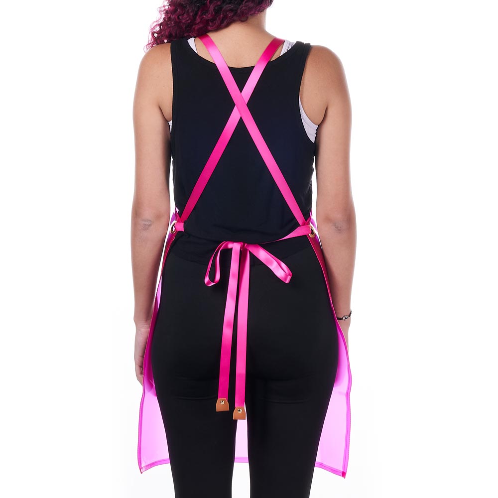 Saferly Vinyl Apron — Pink