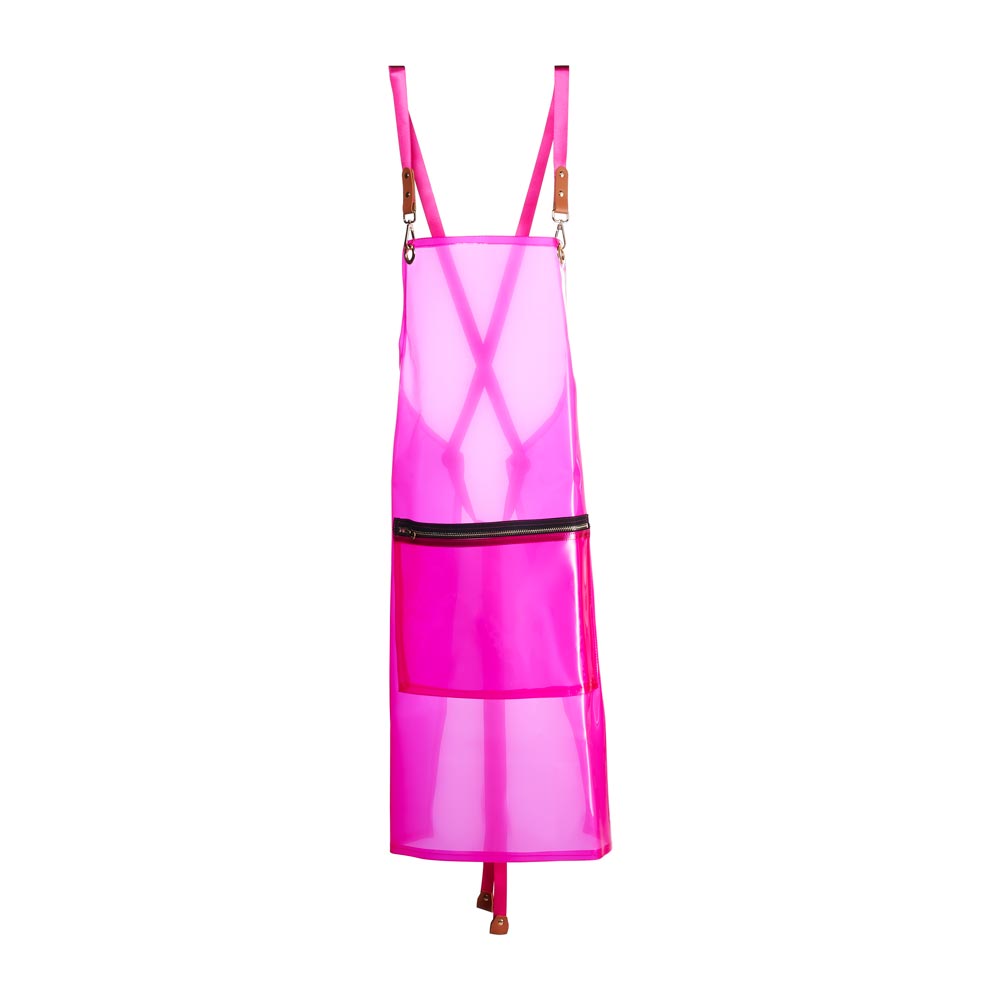  Saferly Vinyl Apron — Pink