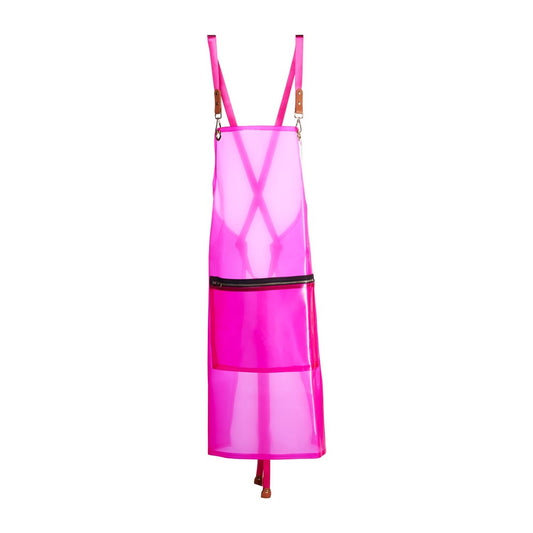 Saferly Vinyl Apron — Pink - Saferly Vinyl Apron — Pink