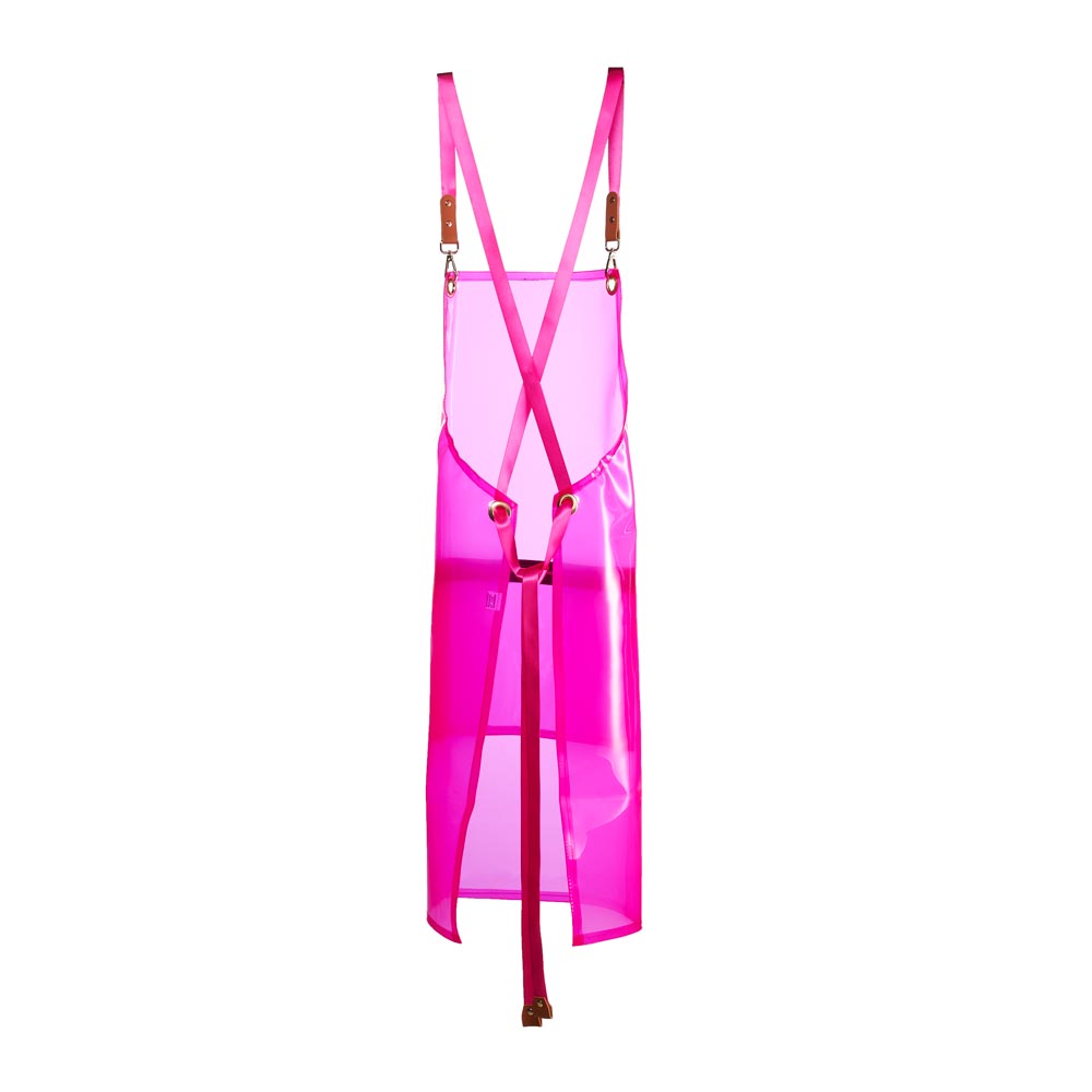  Saferly Vinyl Apron — Pink