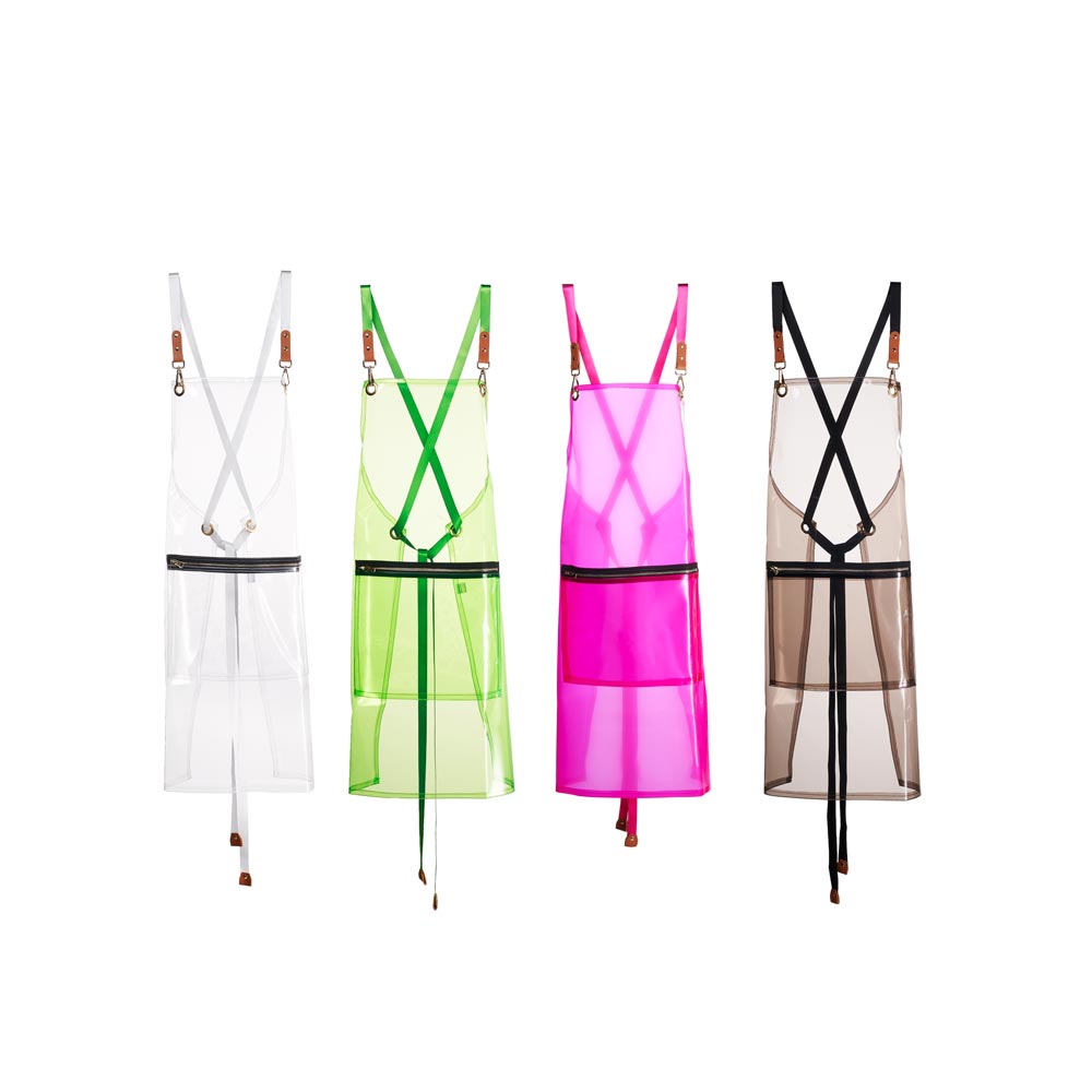  Saferly Vinyl Apron — Pink