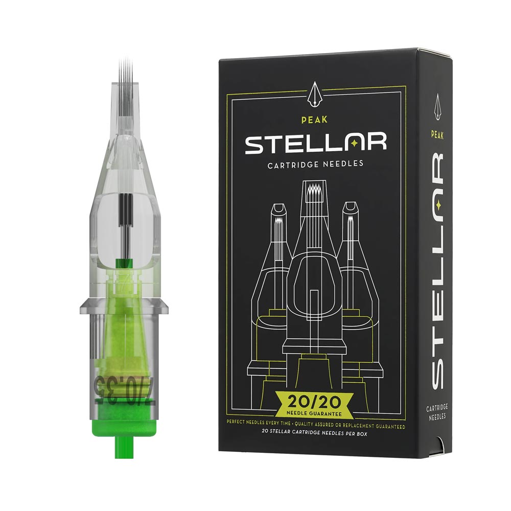  Peak Stellar Needle Cartridges — Box of 20