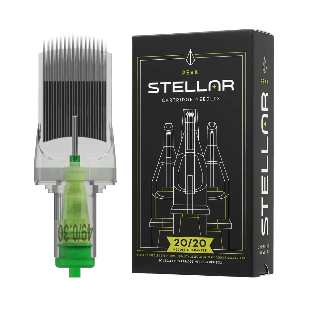  Peak Stellar Needle Cartridges — Box of 20