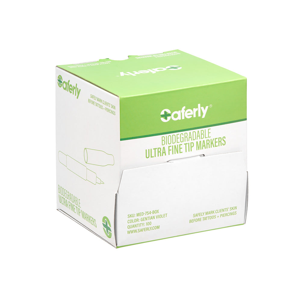  Saferly Biodegradable Mini Sterile Markers — Pick Size