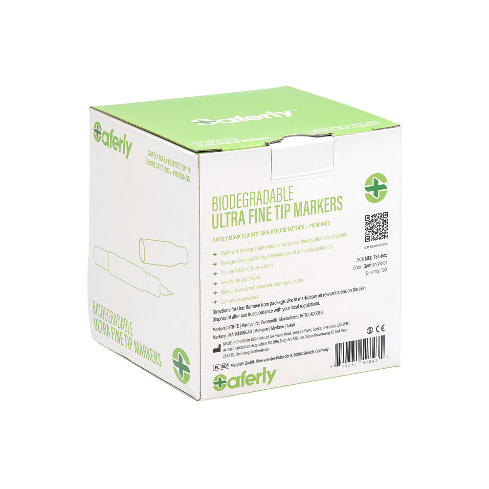  Saferly Biodegradable Mini Sterile Markers — Pick Size