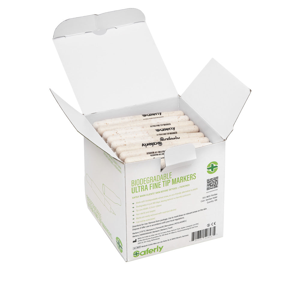  Saferly Biodegradable Mini Sterile Markers — Pick Size