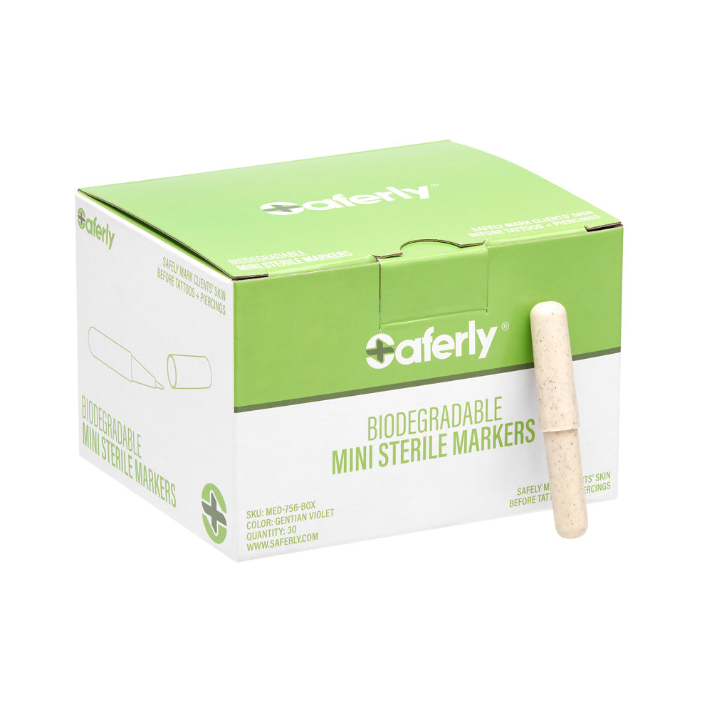  Saferly Biodegradable Mini Sterile Markers — Pick Size