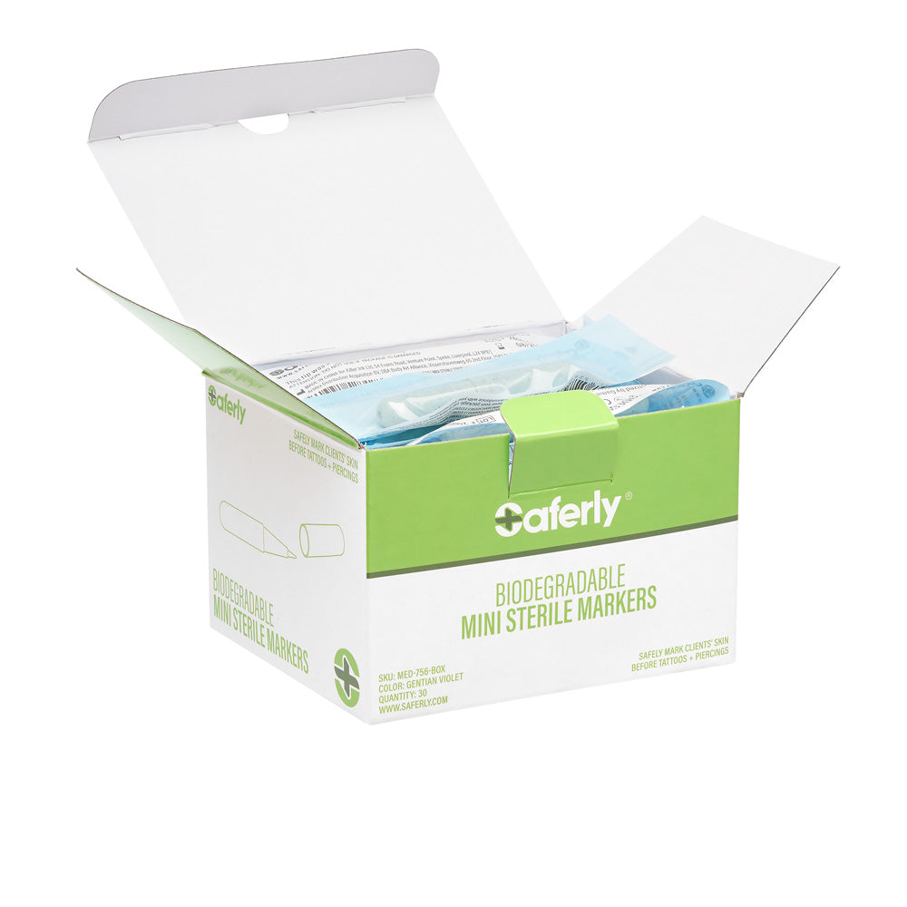  Saferly Biodegradable Mini Sterile Markers — Pick Size