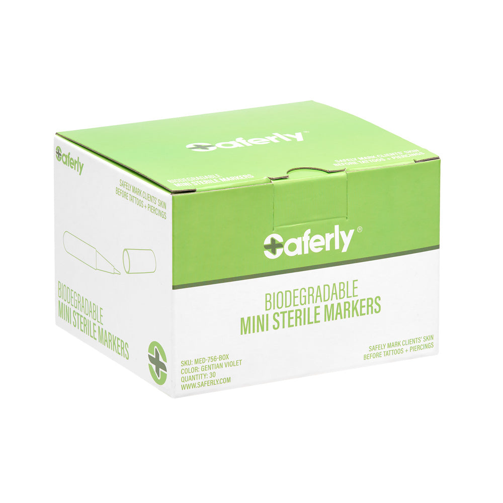  Saferly Biodegradable Mini Sterile Markers — Pick Size