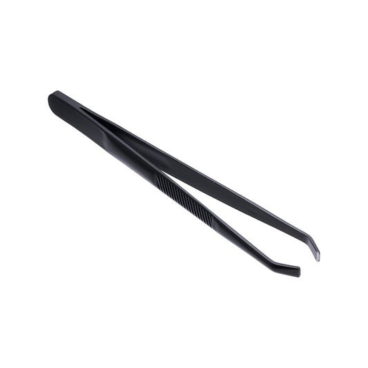 Saferly Anti-Static Black Slanted Tweezers - Saferly Anti-Static Black Slanted Tweezers