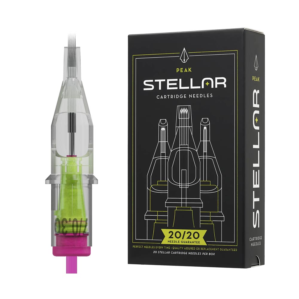  Peak Stellar Needle Cartridges — Box of 20