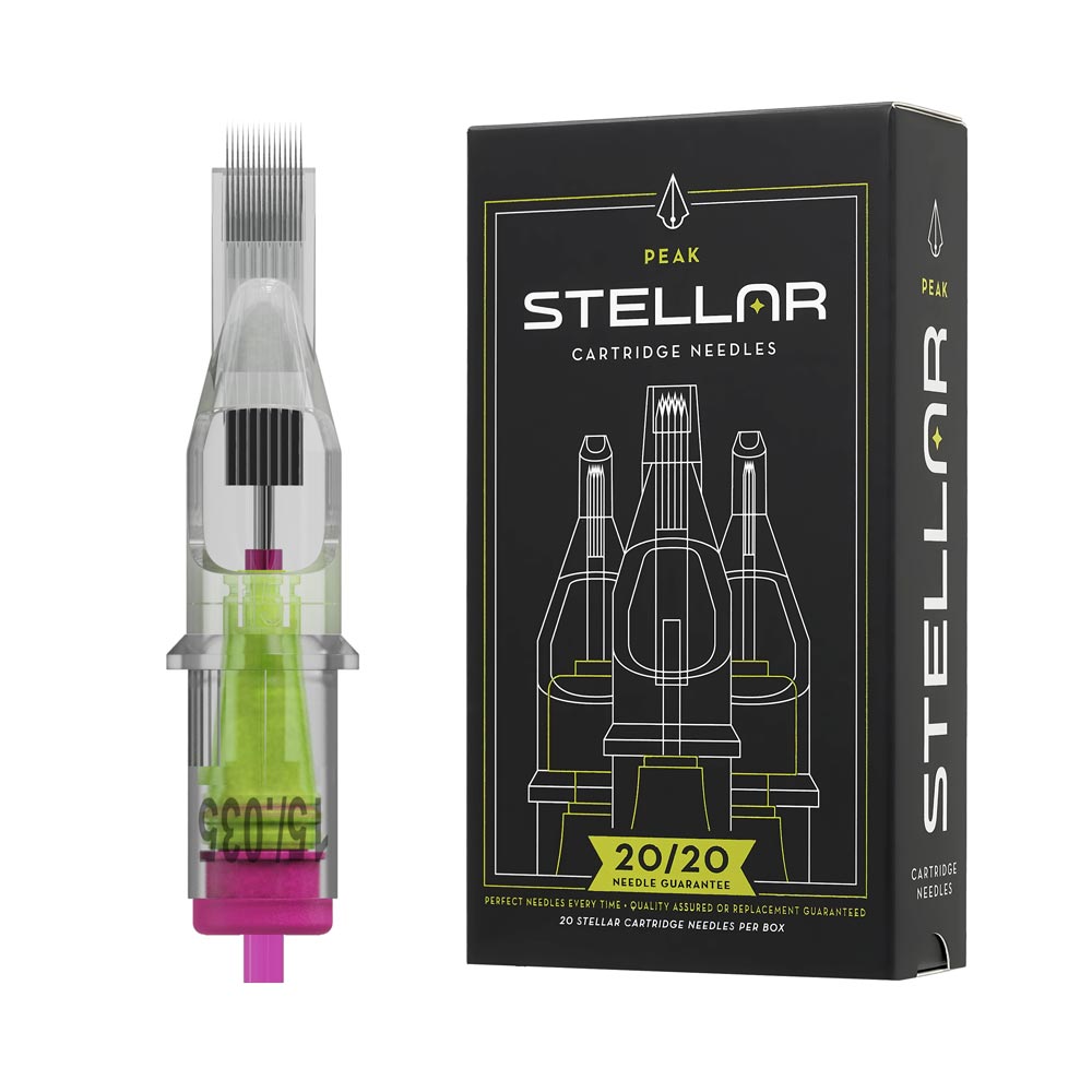  Peak Stellar Needle Cartridges — Box of 20