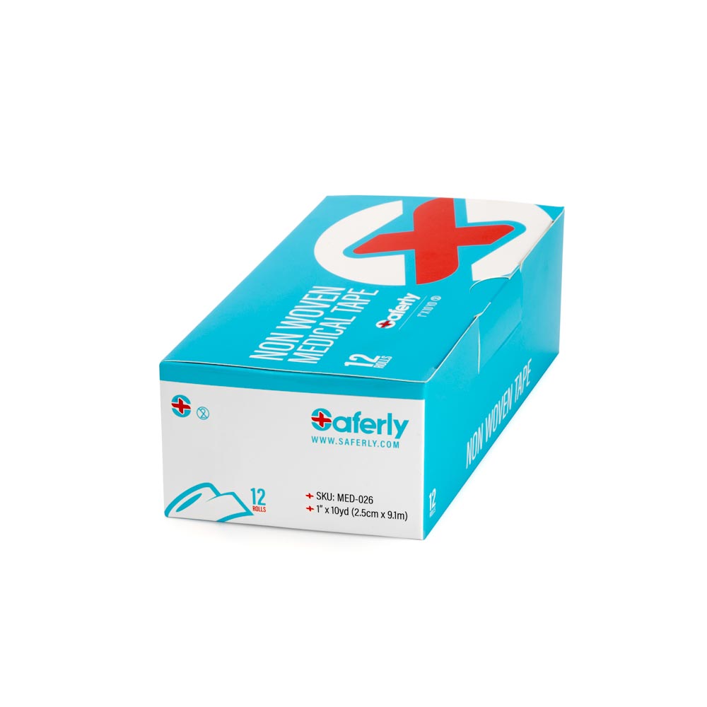 Saferly Non-Woven Paper Medical Cloth Tape — 1"