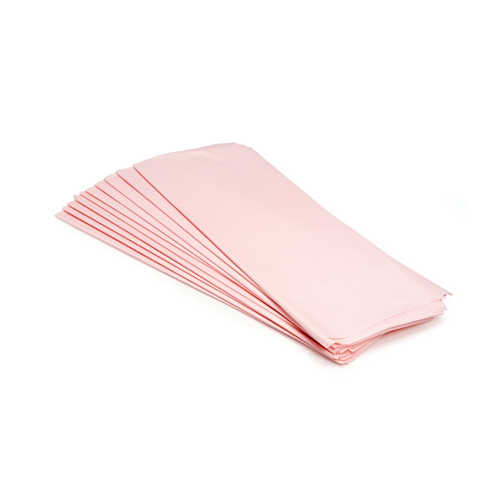  Saferly Pink Cloth Drape Sheets — 40" x 60" — Bag of 10 or Case of 100