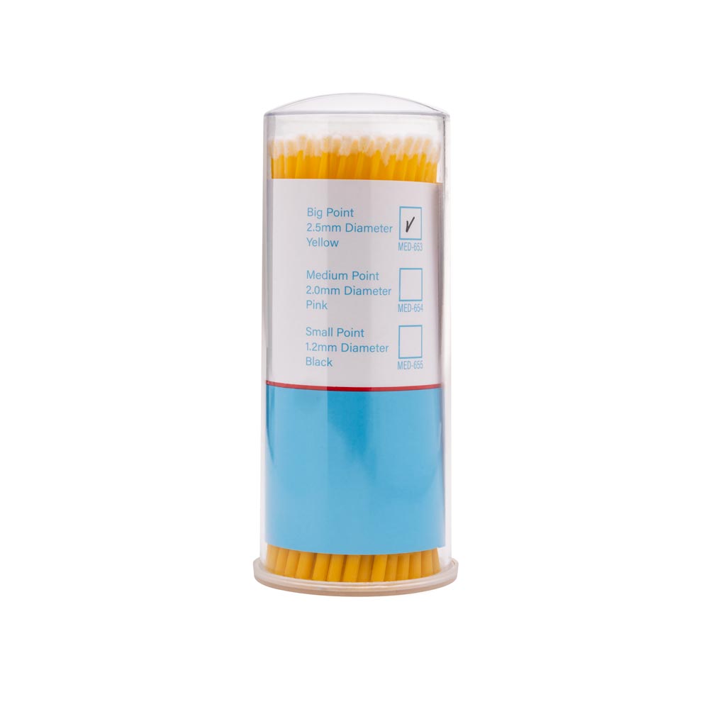  Saferly Disposable Micro Applicators — 100 Pieces — Pick Diameter