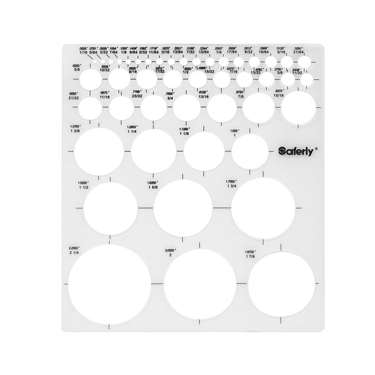 Saferly Areola + Nipple Reconstruction Template — Clear — Price Per 1 - Saferly Areola + Nipple Reconstruction Template — Clear — Price Per 1