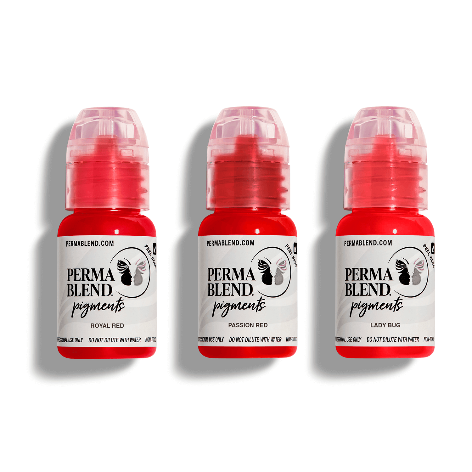 Red Lip Mini Set – Perma Blend – 3 1/2oz Bottles