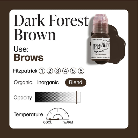 Dark Forest Brown — Perma Blend — Pick Size