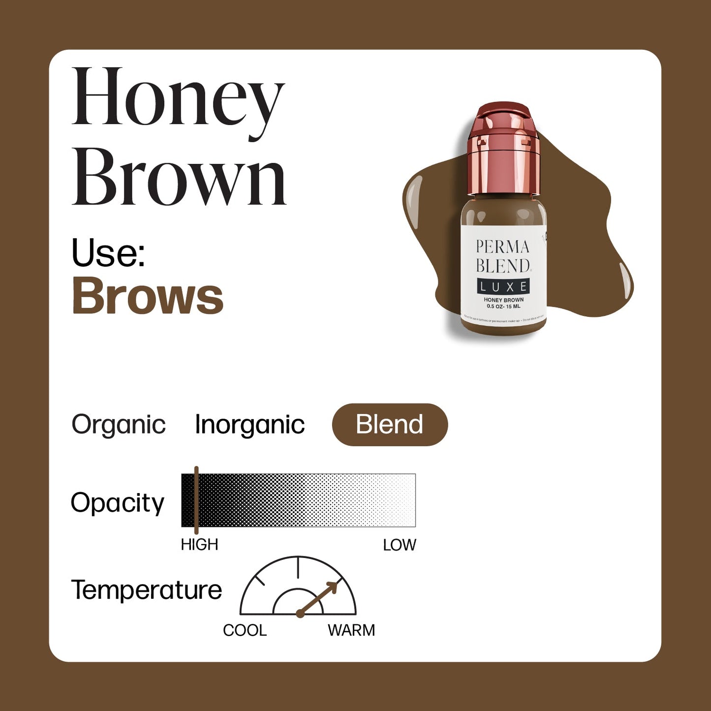  Perma Blend LUXE Honey Brown — 1/2 oz Bottle