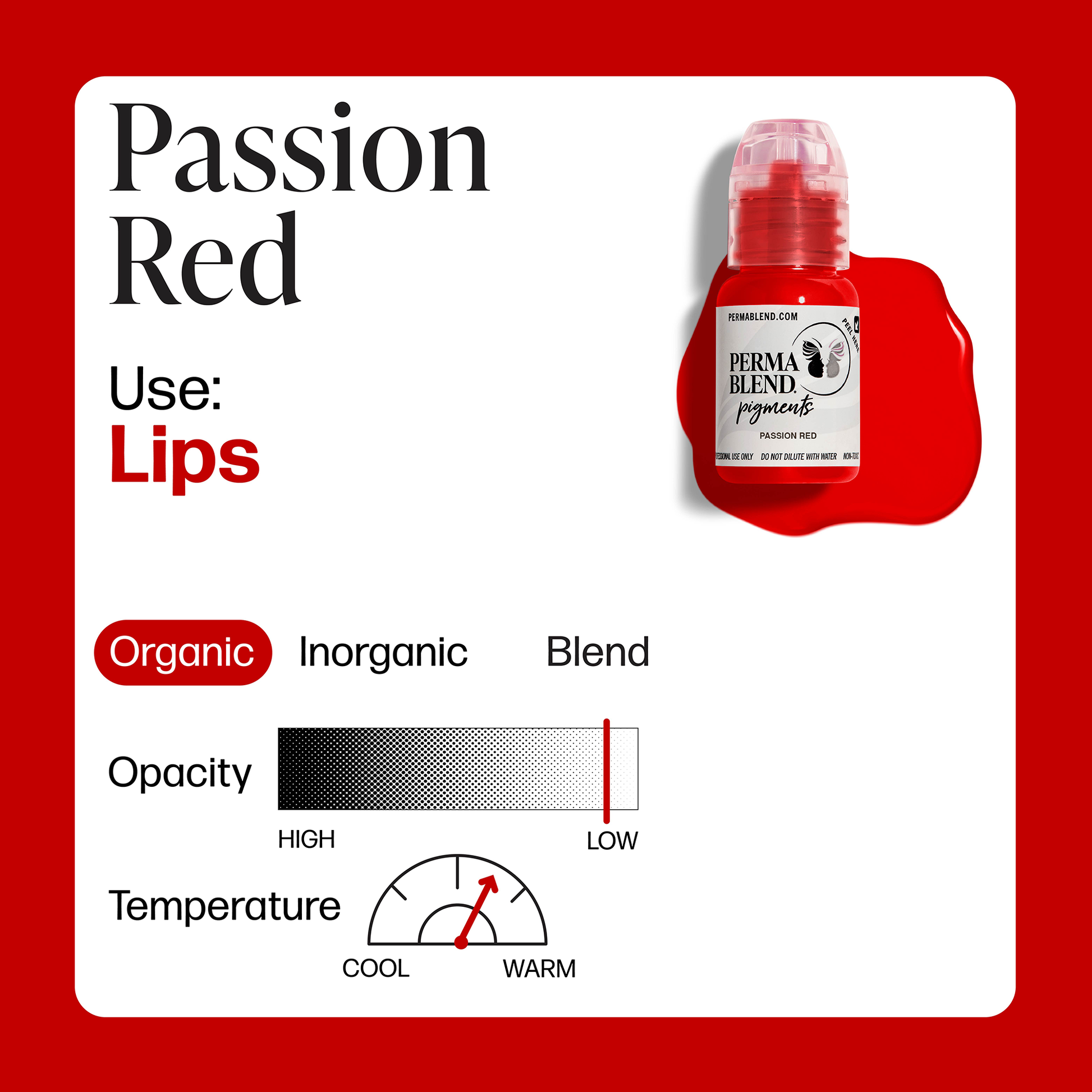 Passion Red — Perma Blend — Pick Size