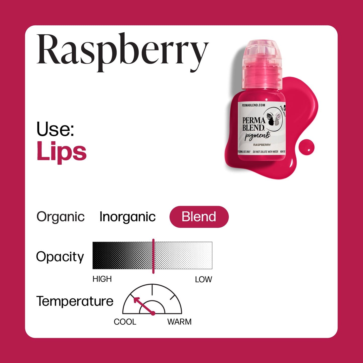  Raspberry — Perma Blend — 1/2oz Bottle