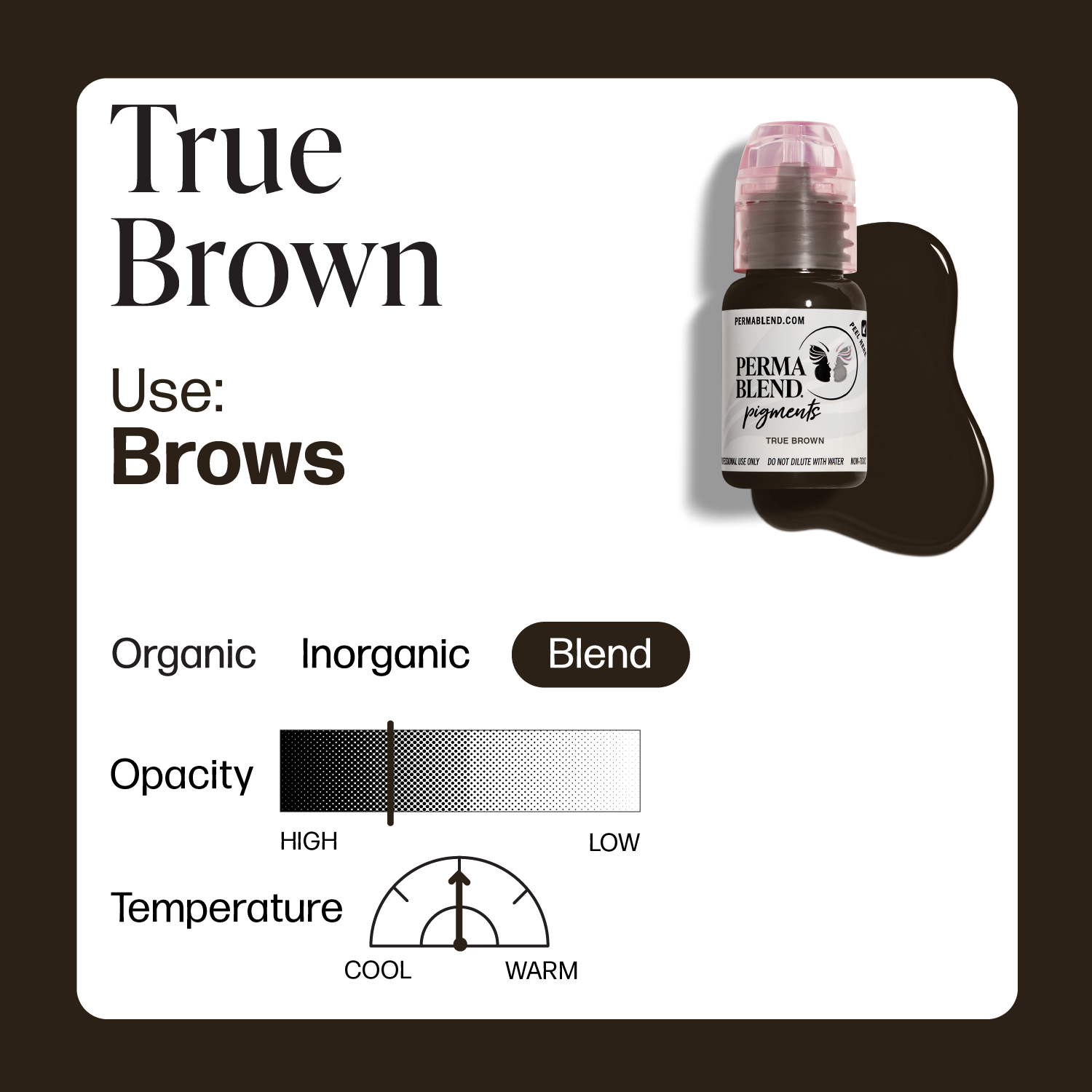 True Brown — Perma Blend — 1/2oz Bottle