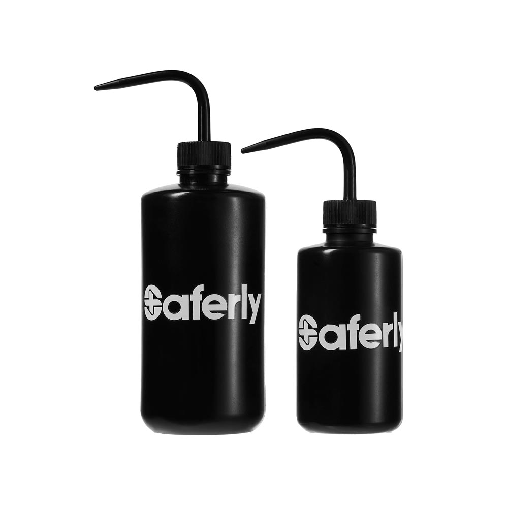  Saferly Squeeze Washer Bottle — Pick Color and Size