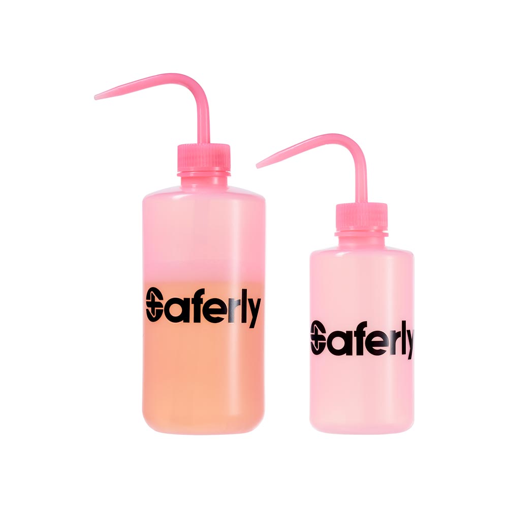  Saferly Squeeze Washer Bottle — Pick Color and Size