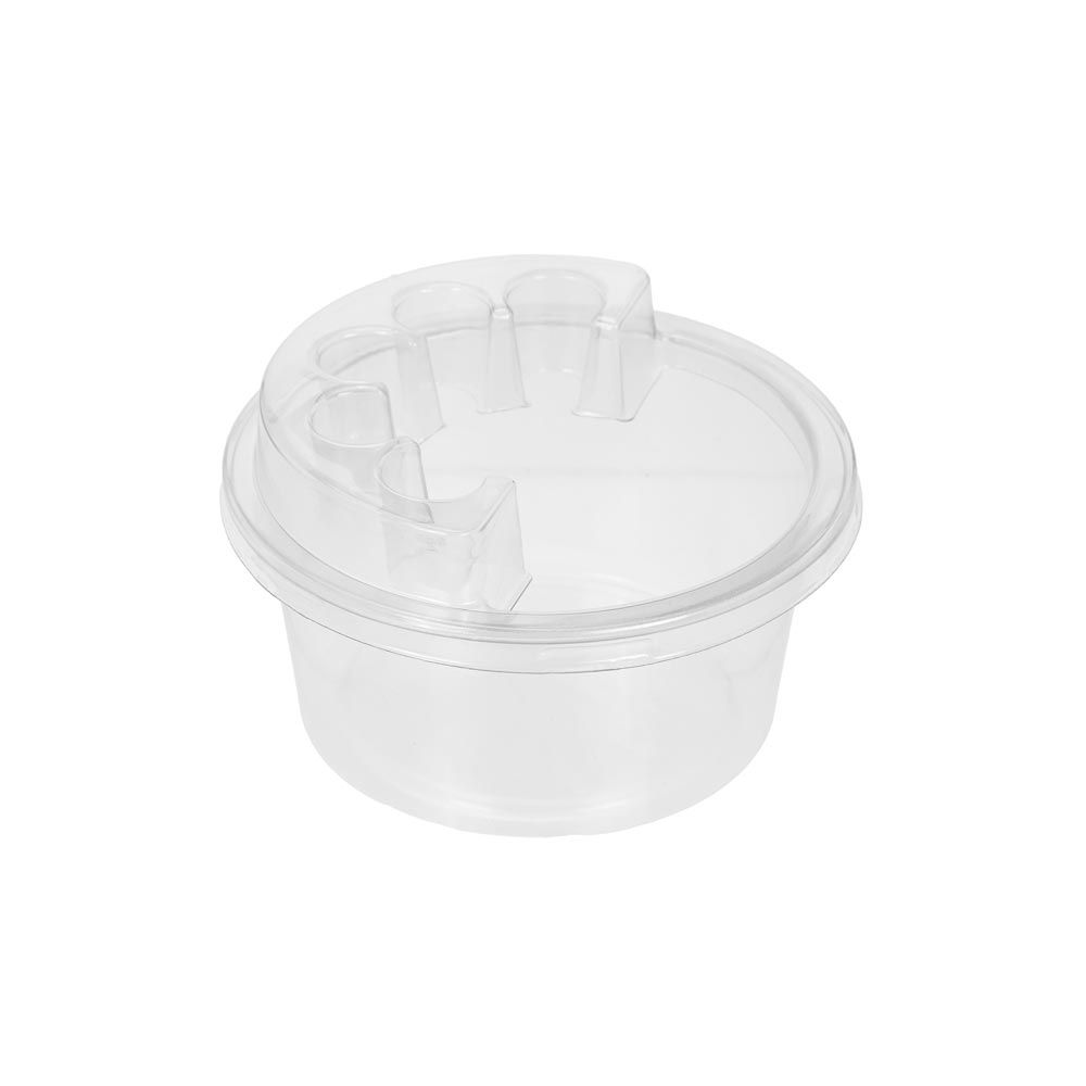  Saferly Cartridge Cups — Box of 50 Rinse Cups + 50 Cartridge Holder Lids