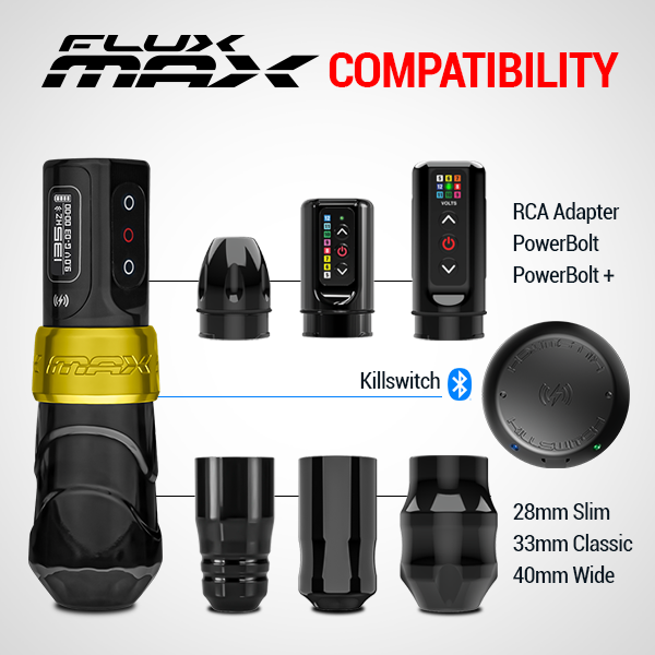  Flux Max Stealth w/ 2 PowerBolts II