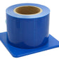  Saferly Blue Barrier Film + Dispenser Box — 4” x 6” Sheets — Price Per Roll