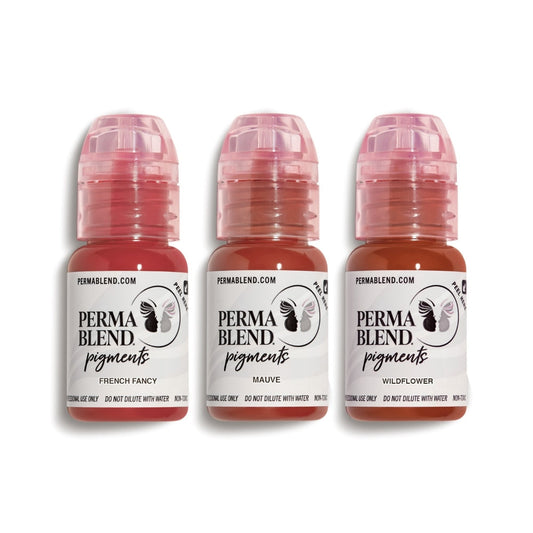 Mauve Lip Mini Set – Perma Blend – 3 1/2oz Bottles - Mauve Lip Mini Set – Perma Blend – 3 1/2oz Bottles